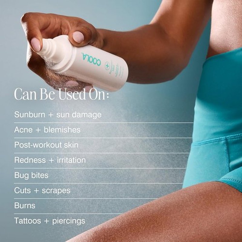 COOLA Recovery+ Face Mist - Hypochlorous Acid Spray for Redness Relief & Skin Refreshing | 3.4oz