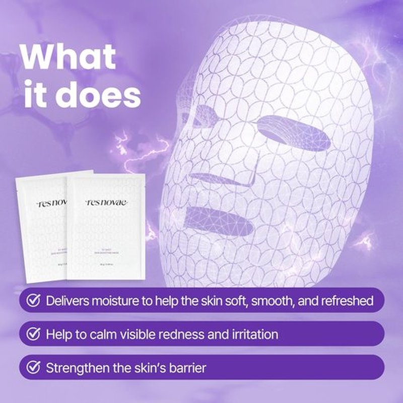 EV Shot Skin Boosting Mask - Moisture-Rich Sheet Mask with Peptides & Ceramides for Firm-Looking Skin