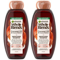 Garnier Whole Blends Coconut Oil & Cocoa Butter Smoothing Shampoo - Frizz Control, 22 Fl Oz, 2 Count