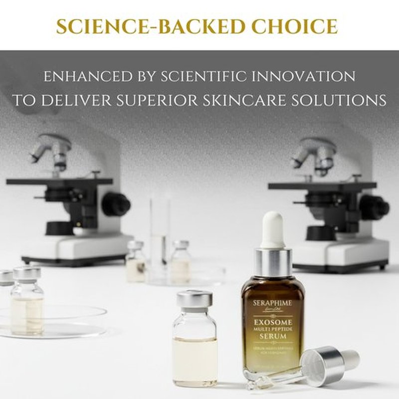 Seraphime Exosomes for Skin Serum – 2% Exosomes, Argireline, Copper Peptides (GHK-CU), Oligopeptide-1 (EGF) & Hyaluronic Acid – Advanced Anti Aging Skincare Stem Cell Serum with Multi Peptide