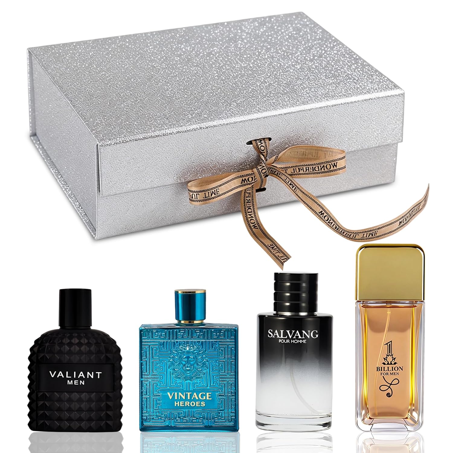 A CENTER Men's Cologne Gift Set - Luxury Fragrance Collection in Premium Presentation Box | Perfect Valentine's Day Gift for Him | Long-Lasting Scents