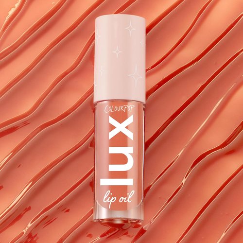 ColourPop Lux Lip Oil - Hydrating Sheer Tinted Lip Makeup with Chamomile & Calendula - Hot Shot (0.16 oz)