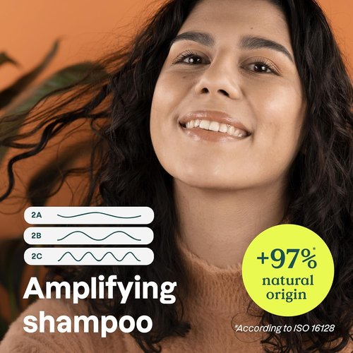 ATTITUDE Hair Shampoo & Conditioner Bundle - Vegan, Plant-Based Formula for Wavy & Curly Hair | Coconut Oil, 16 Fl Oz