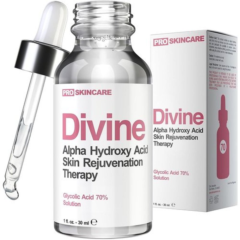 Glycolic Acid Peel 70% - Professional At-Home Chemical Peel for Acne Scars & Wrinkles | Intense Liquid Exfoliant