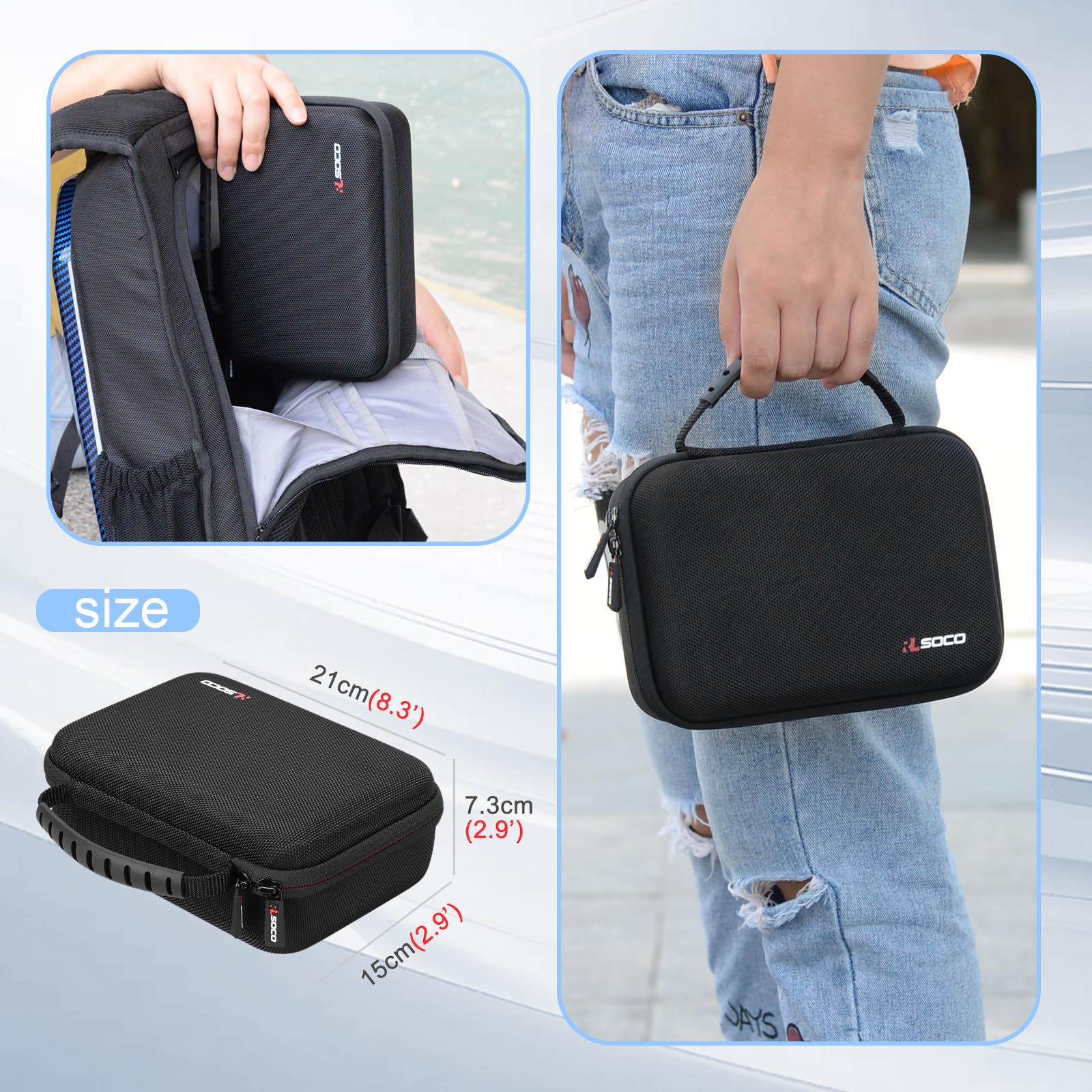 RLSOCO Case for Philips Norelco All-in-One 3000 Series Trimmer & Multigroom 5000 Series, Fits for Philips MG3919/50,MG3939/50,MG5970/49,MG5910/49,MG3740/15,MG5995/40,MG3740/40,MG3770/40 and More