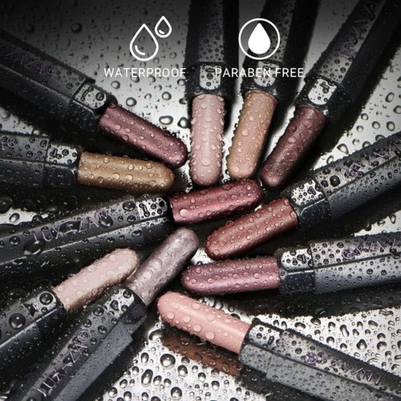 Skiennix Eyeshadow Stick - Shimmering Champagne Pink Metallic Cream Pencil | 10PCS Waterproof & Smudge-Proof
