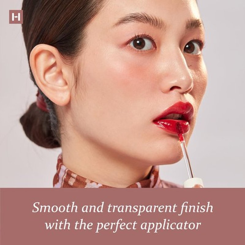 HINCE Mood Enhancer Water Liquid Glow - Non-Sticky & Waterproof Lip Stain for Women - Long Wearing Lip Gloss for Natural and Glass Glow - Moisturizing Liquid Makeup, 0.16 fl.oz. (HARMONIOUS)