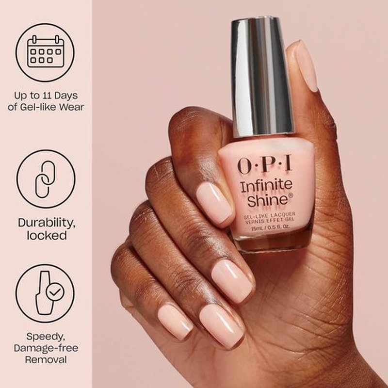 OPI Infinite Shine Nail Polish | Long-Lasting Winter Shades in Semi-Sheer, Opaque & Shimmer | Good Enough to Treat Collection