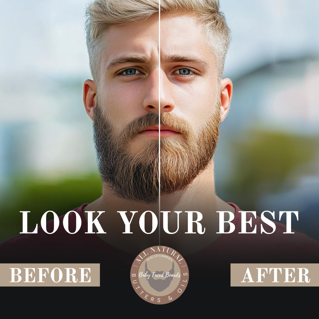 Tuscan Cooper's Baby Faced Beards Butter For Men - 3 Pk Bundle - Rawhide & Pear, Lumberjack, and Southern Spiced Tobacco Scents - Moisturizing Beard Balm for All Hair Types Including Coarse Hair