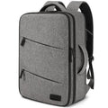 AUROTIER Barber Bag with Insulated Pocket, Portable Backpack for Clippers and Supplies, Travel Hairstylist Smart Bag with USB Charging Port, Water-resistant, Grey