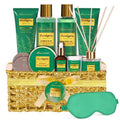 Gift Baskets for her, Spa Gifts for Women-13pcs Eucalyptus At Home Spa Kit with Body Salt, Bubble Bath. Relaxing Bath Sets for Women Gift, Birthday Gifts for Women, Mothers Day Gifts for Mom