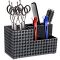 Hairdressing Scissors Holder, Barber Shop Organizer Stand, Tools Storage Box for Hairstyling Combs Clips Brushes, Salon Shears Block Rack