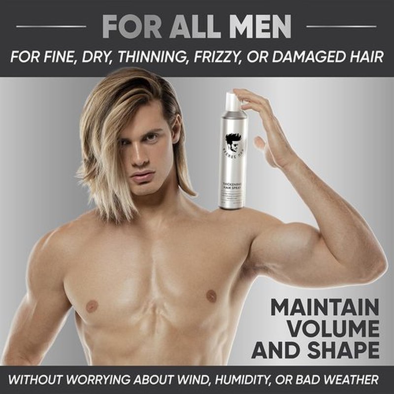 Avenue Man Hair Thickening Spray - Professional Volumizing & Humidity Resistant Formula | 8.5 oz