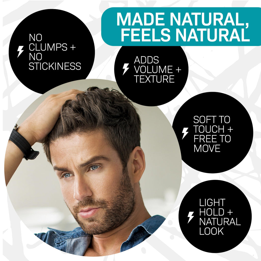 VOLT Grooming Surf Sea Salt Spray for Men, Hair & Beard Natural Volumizing Texture Spray with Activated Charcoal, Sea Kelp, Aerosol Free Hair Texturizer, Fragrance Free, 2.7 Fl Oz TSA Travel Bottle