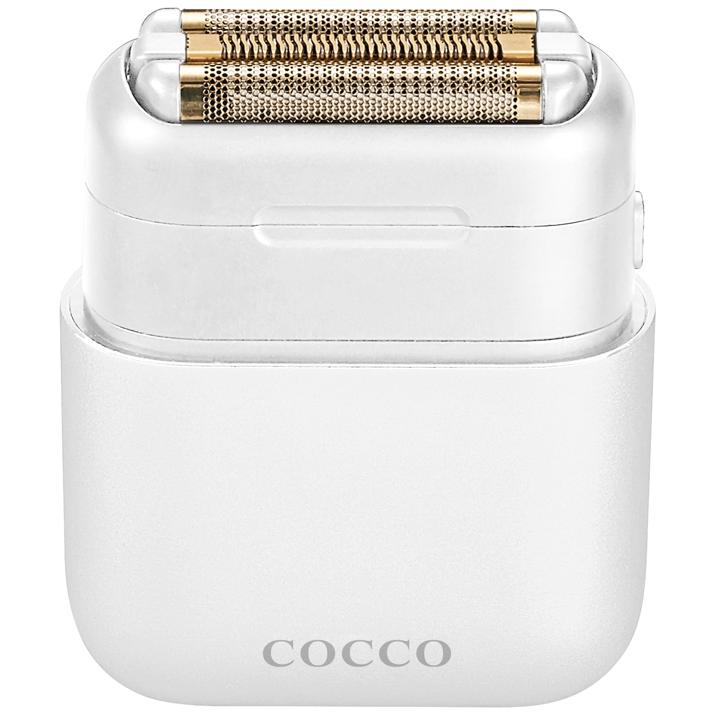 COCCO IMPACTO Foil Shaver for Men, Triple Gold Foil Electric Razor (White)