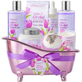 Mother's Day Gift for Mom, Tulip gifts Bath and Body Gift Basket, Bath Gift Set Self Care Spa Kit, Self-Care Set, Birthday Gifts for Her, Wife, Friends, Christmas, Mother Day, Anniversary