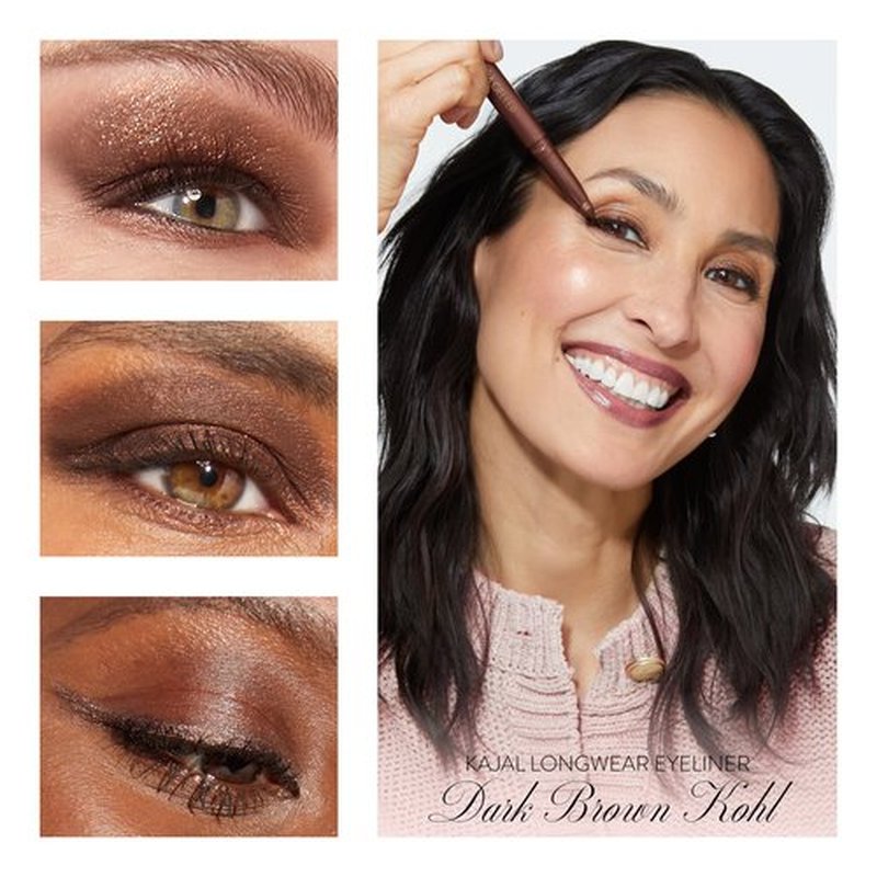 LAURA GELLER NEW YORK The Kajal Collection 3PC Makeup Kit - Kohl Eyeliner Crayon, Mascara & Matte Lip Color - Limited Edition Eye & Lip Makeup Gift Set - Perfect for Mother's Day, Birthday, Gifting