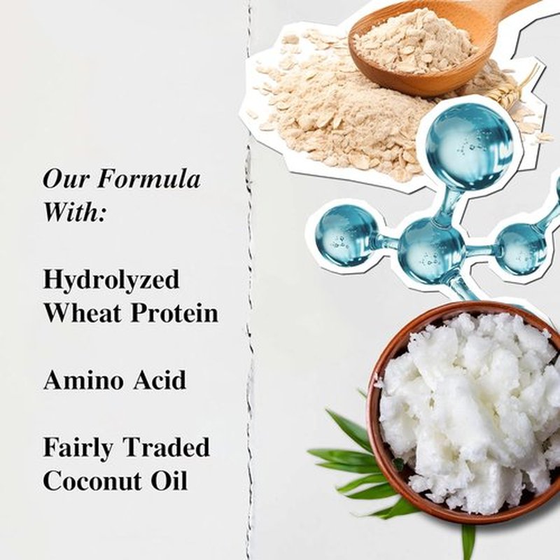 Kiehl's Amino Acid Shampoo - Strengthens Hair with Coconut Oil & Amino Acids | Paraben-Free, All Hair Types