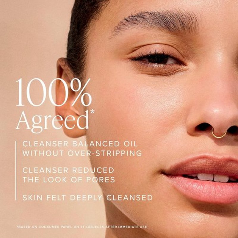 Farmacy Foaming Face Wash for Oily Skin - Oil-Free Gentle Cleanser & Exfoliator with Green Clay (150ml)