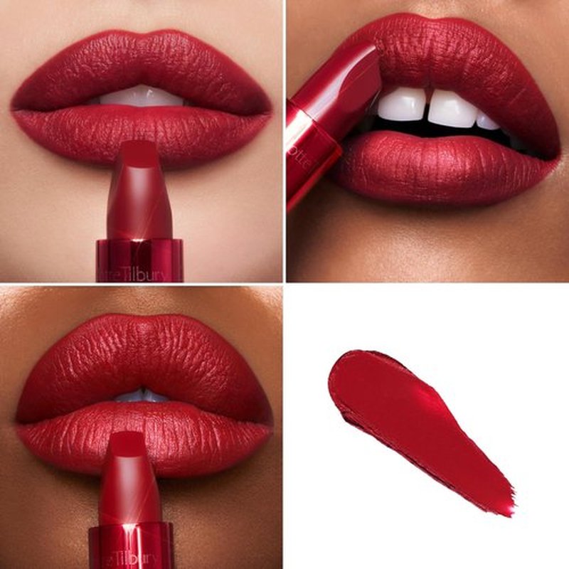 Charlotte Tilbury Matte Revolution Lipstick - Long-Lasting, Buildable Color with Nourishing Ingredients - Creamy Formula