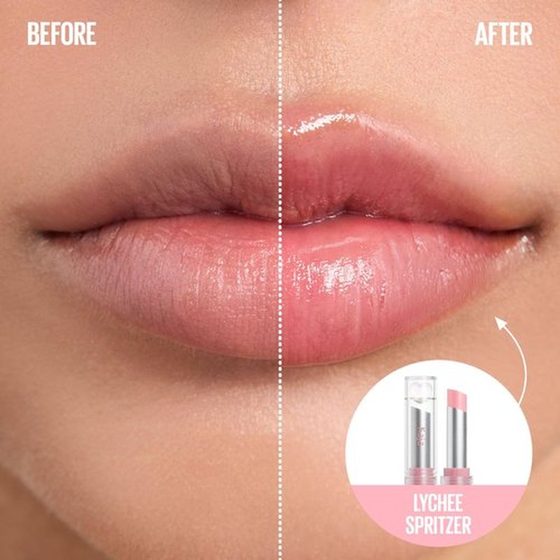 Kaja Juicy Glass Lip Balm | Plumping Lip Gloss Hydrating Lip Balm, Korean Beauty Tinted Lip Care, Moisturizing Lip Products, Nourishing Lip Moisturizer, Radiant Glow | Lychee Spritzer, 0.15 oz