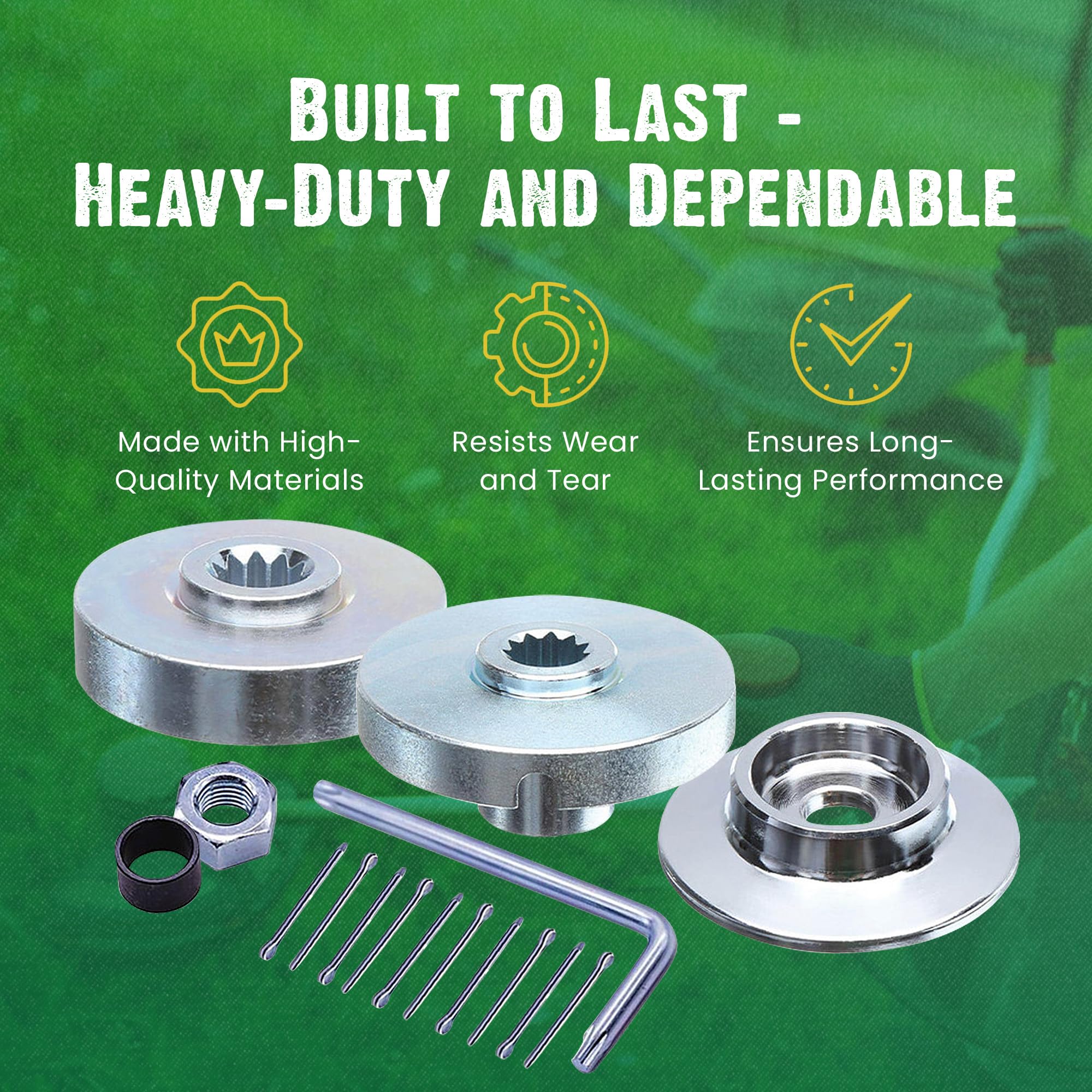 FORESTER Brush Cutter Trimmer Head Conversion Kit Compatible with Echo Models SRM-225, SRM-225i, SRM-266, SRM-280, SRM-280S, SRM-280T, SRM-2620, and SRM-2620T