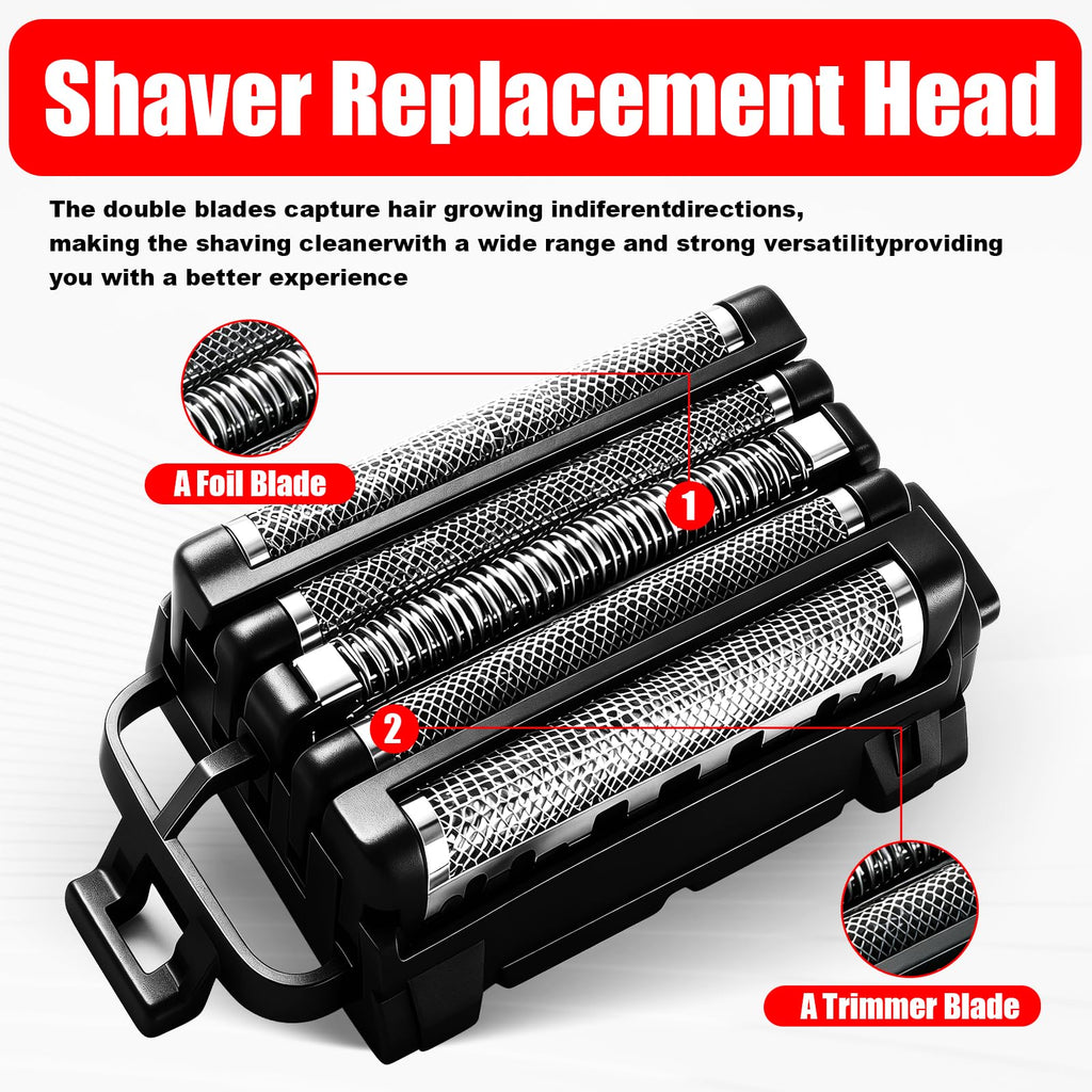 Compatible with Panasonic Shaver Compatible with Replacement Outer Foil and Inner Blade Set WES9032P, Compatible with ARC5 5-Blade Shavers Compatible with 1Pack