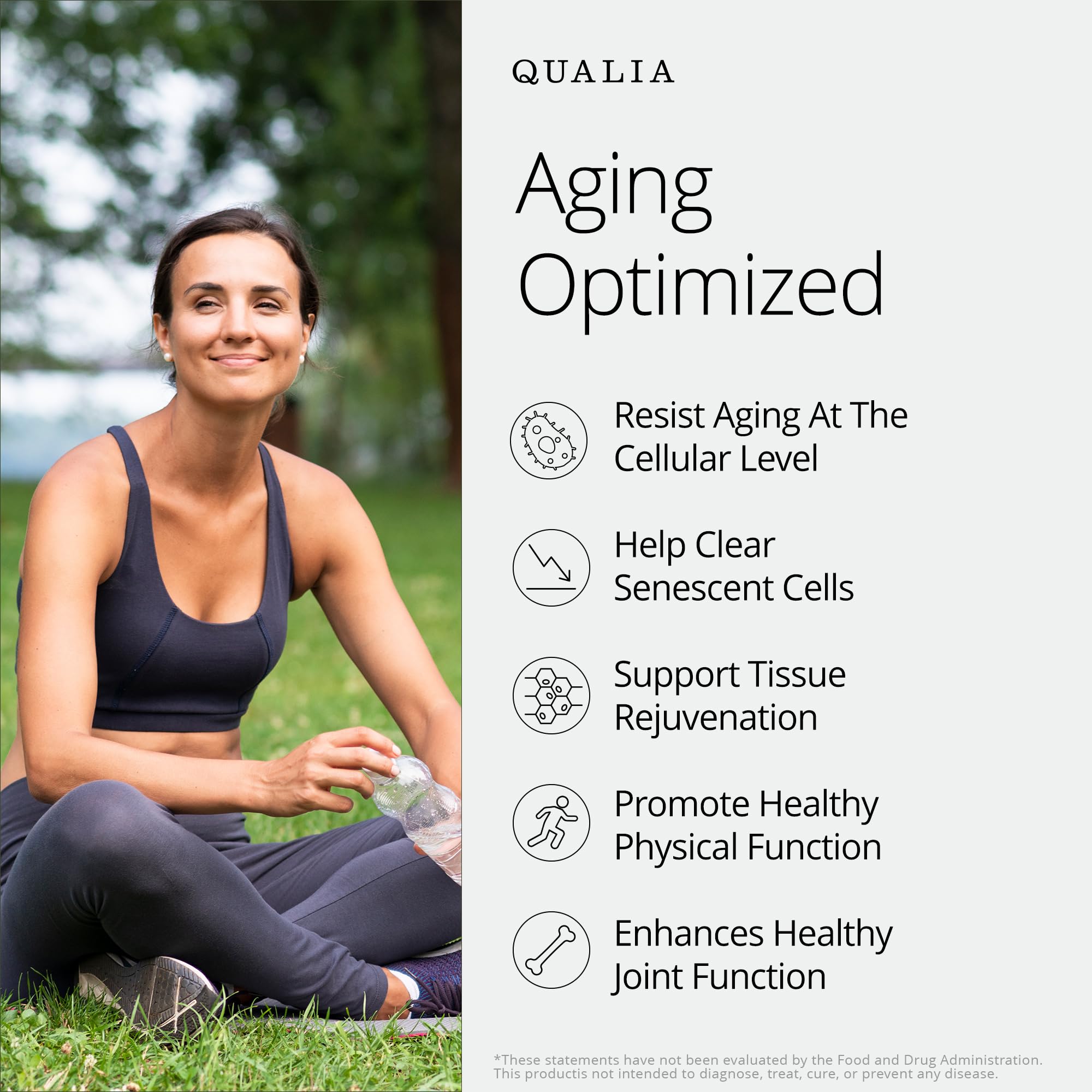 Qualia Senolytic – The Ultimate Formula for Enhanced Cell Repair and Rejuvenation. A Revolutionary Two-Day Aging & Longevity Support Regimen w. Fisetin, Quercetin, Piperlongumine, Senactiv®, Curcumin