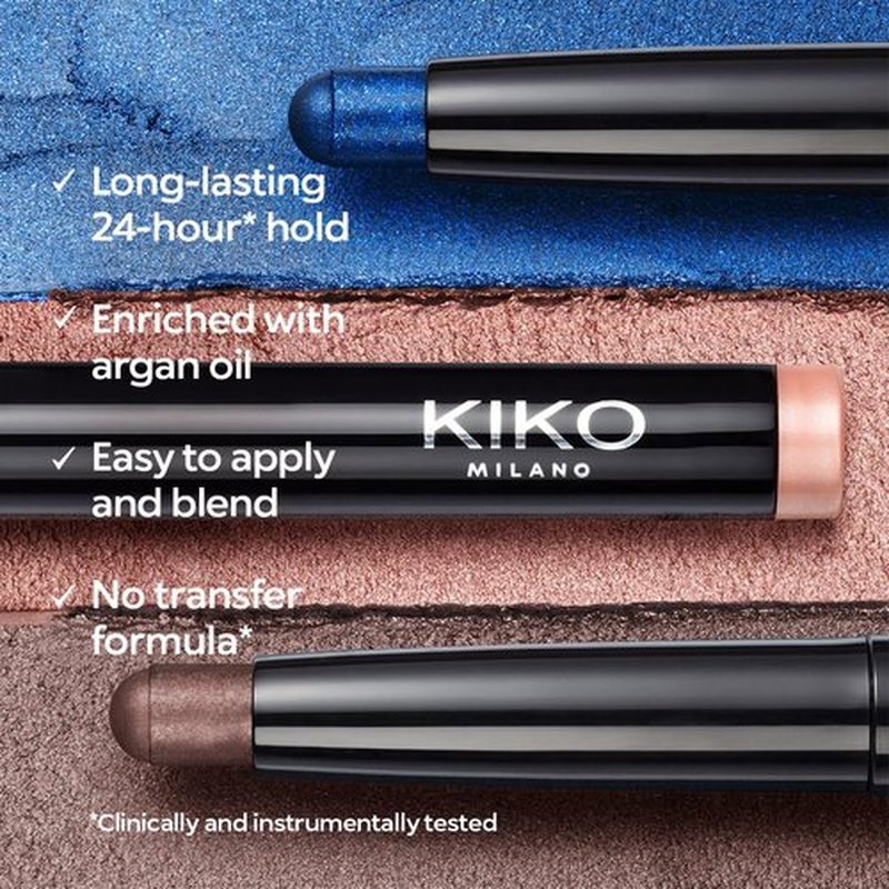 KIKO Milano Eyeshadow Stick - Long Lasting Creamy Formula with Extreme Hold