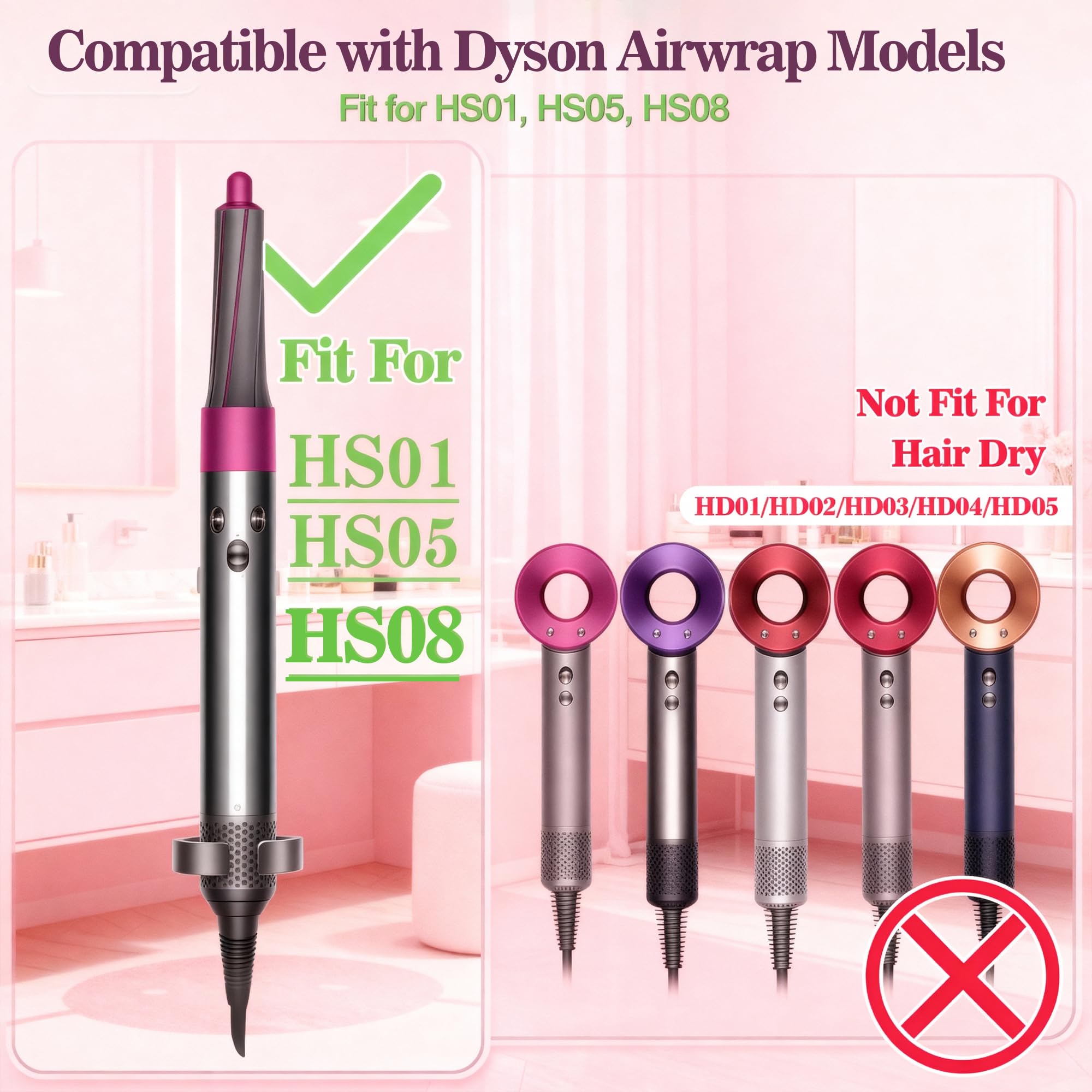 Cleaning Brush Accessory for Dyson HS01 Airwrap Styler HS05 Attachments Part NO.969760-01, Filter Cleaning Brush for Dyson Airwrap HS01 HS05 HS08