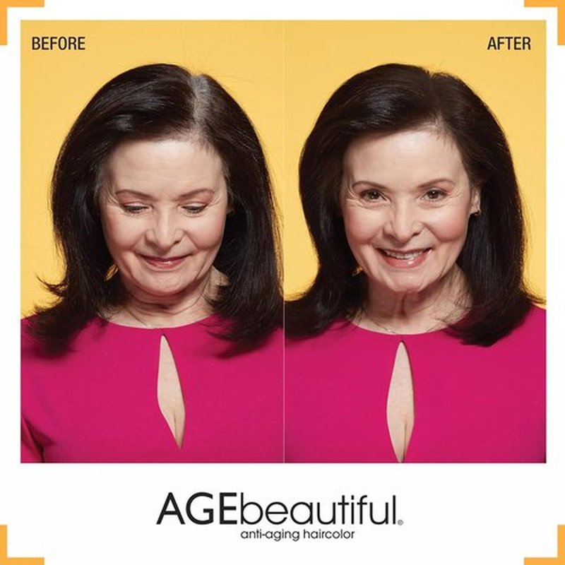 AGE Beautiful Root Touch Up Hair Color Spray - Temporary Gray Concealer | Adds Volume & Covers Thinning Patches | Water & Sweat Resistant