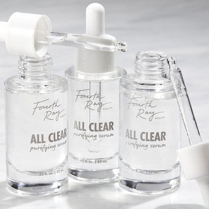 ColourPop All Clear Purifying Face Serum - Salicylic Acid Formula for Blemish Control & Even Skin Tone - 0.85 fl oz