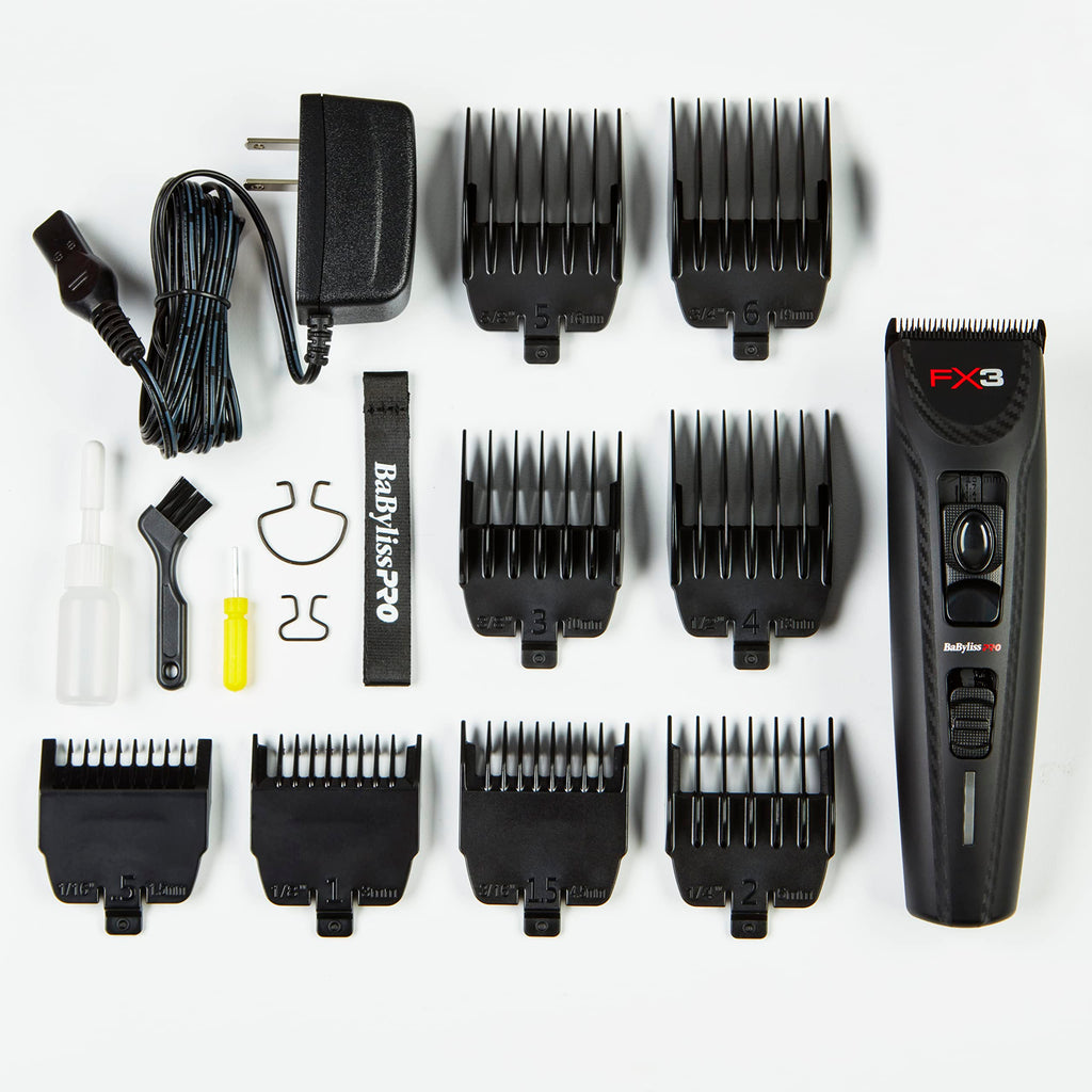 BaBylissPRO Barberology Hair Clipper For Men FXX3CB FX3 Professional High-Torque Clipper