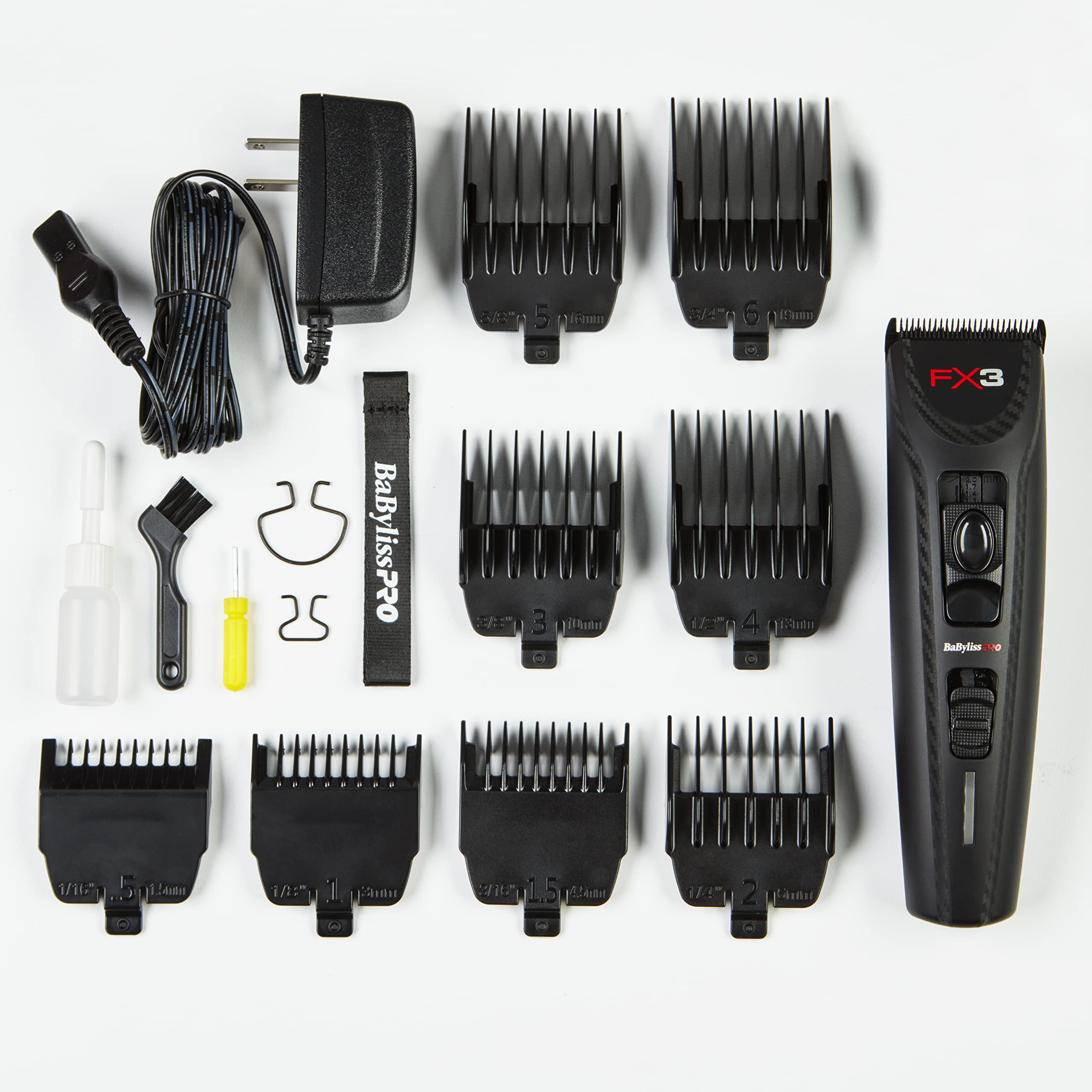 BaBylissPRO Barberology Hair Clipper For Men FXX3CB FX3 Professional High-Torque Clipper