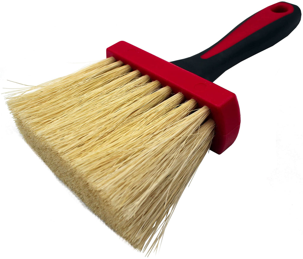 ALLWAY BMTS Heavy-Duty Masonry Brush with Tampico Bristles, 4 1/2″