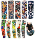 iToolai Kids Temporary Tattoo Sleeves,Fake Slip on Arm Sunscreen Sleeves for Boys and Girls,10pcs