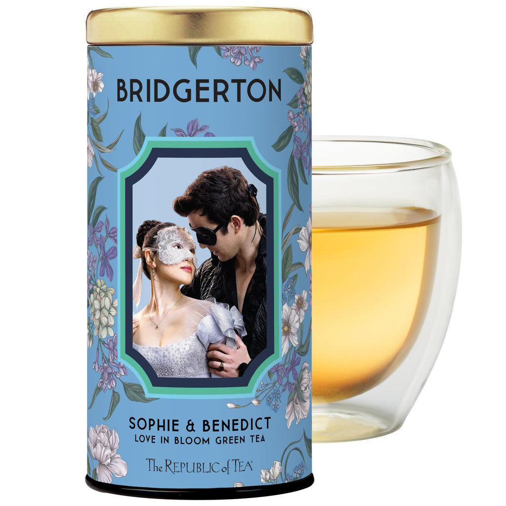 The Republic of Tea — Bridgerton Sophie & Benedict Love in Bloom Green Tea, 36 Tea Bags