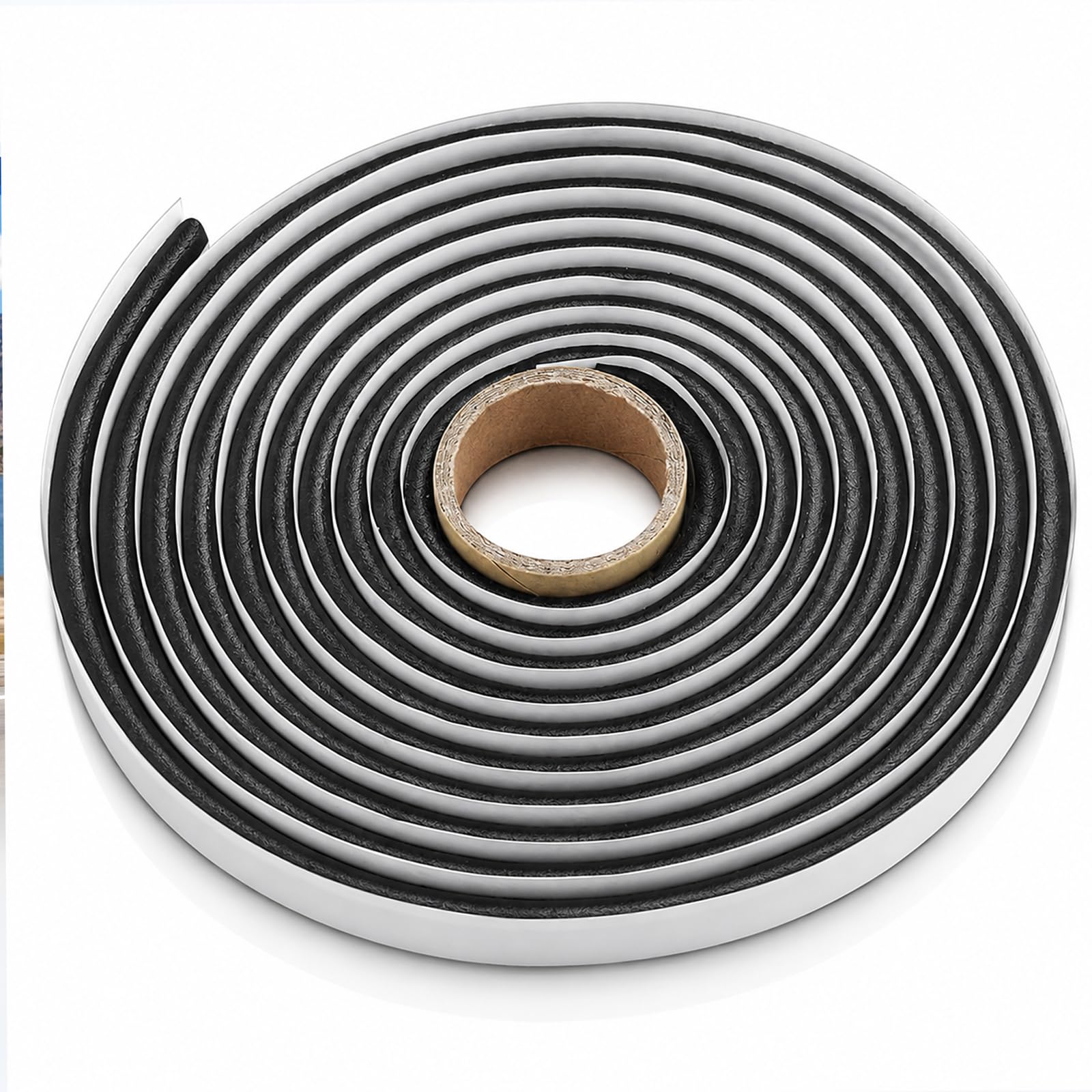 Poweka Butyl Rope Sealant Butyl Waterproof Adhesive Sealant for Car Headlamps Window Door Windshield,Butyl Seal Tape - 3/8" X 15'