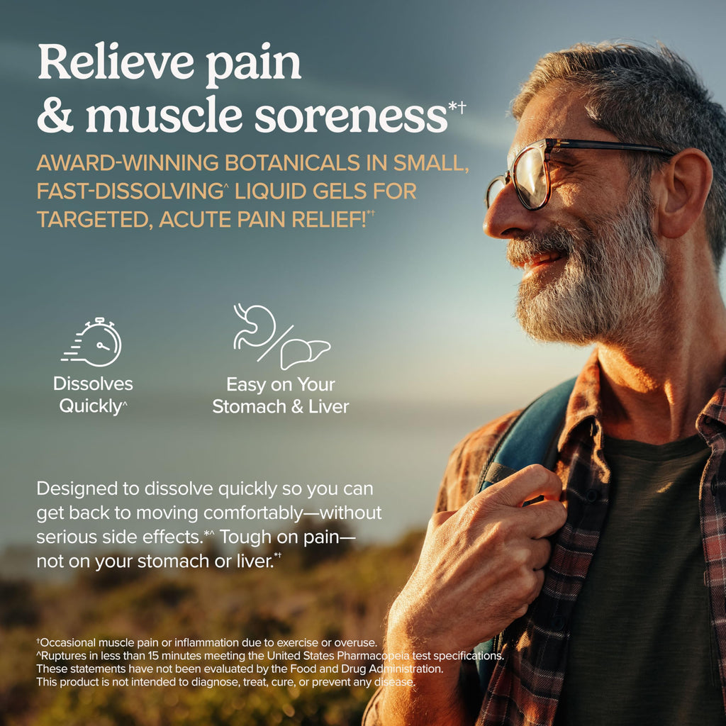 Terry Naturally CuraMed Acute Pain Relief - Supplement with BCM-95 Curcumin & BOS-10 Boswellia - Black Sesame Seed Oil to Support Relief of Occasional Discomfort - 120 Liquid Gels (Pack of 1)