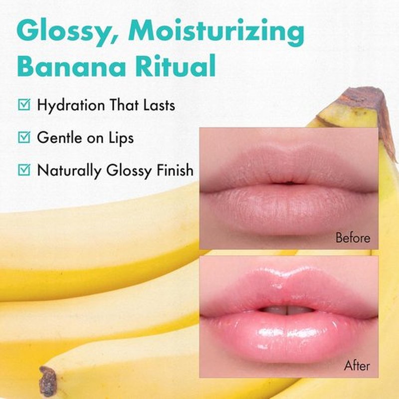 Amuse Seoul Banana Lip Oil | Hydrating Vegan Lip Oil with Peptide & Rice PDRN - 01 Zen Matcha, Lightweight Glossy Finish