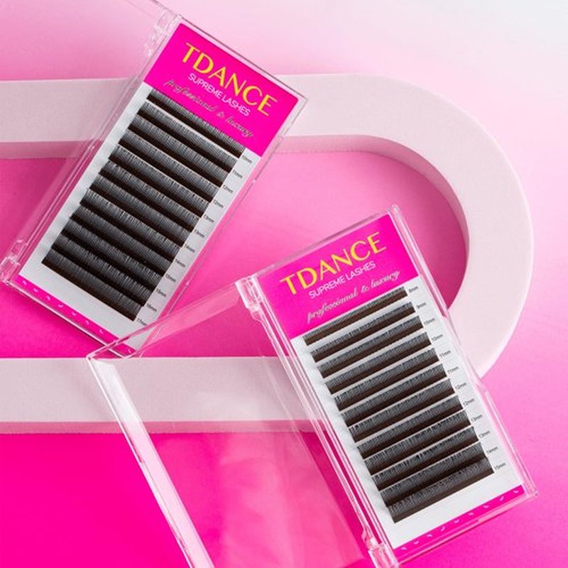 TDANCE Lash Spikes Matte Black 5D Spikes Lash Extensions Natural Look 5D Flower Eyelash Extensions for Professional Use Spikes Lashes(5D-Flower,D-0.07,10-17mm)