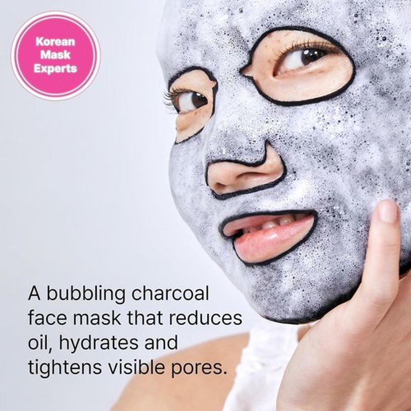 Dr.Jart+ Dermask Porecting Solution Charcoal Face Mask - Sheet Mask for Oily Skin Care
