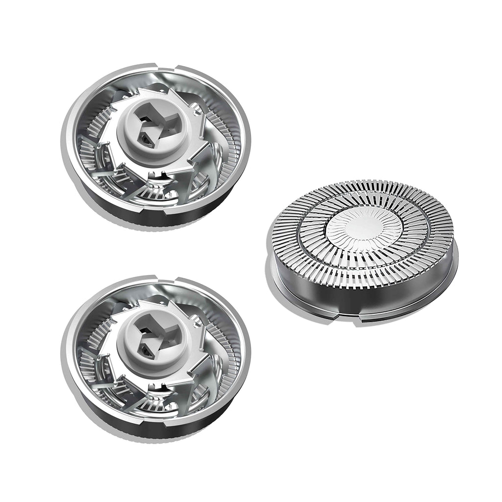 Replacement heads for electric shavers,Waterproof Replacement Blades for Mens Shaver,3-Pack