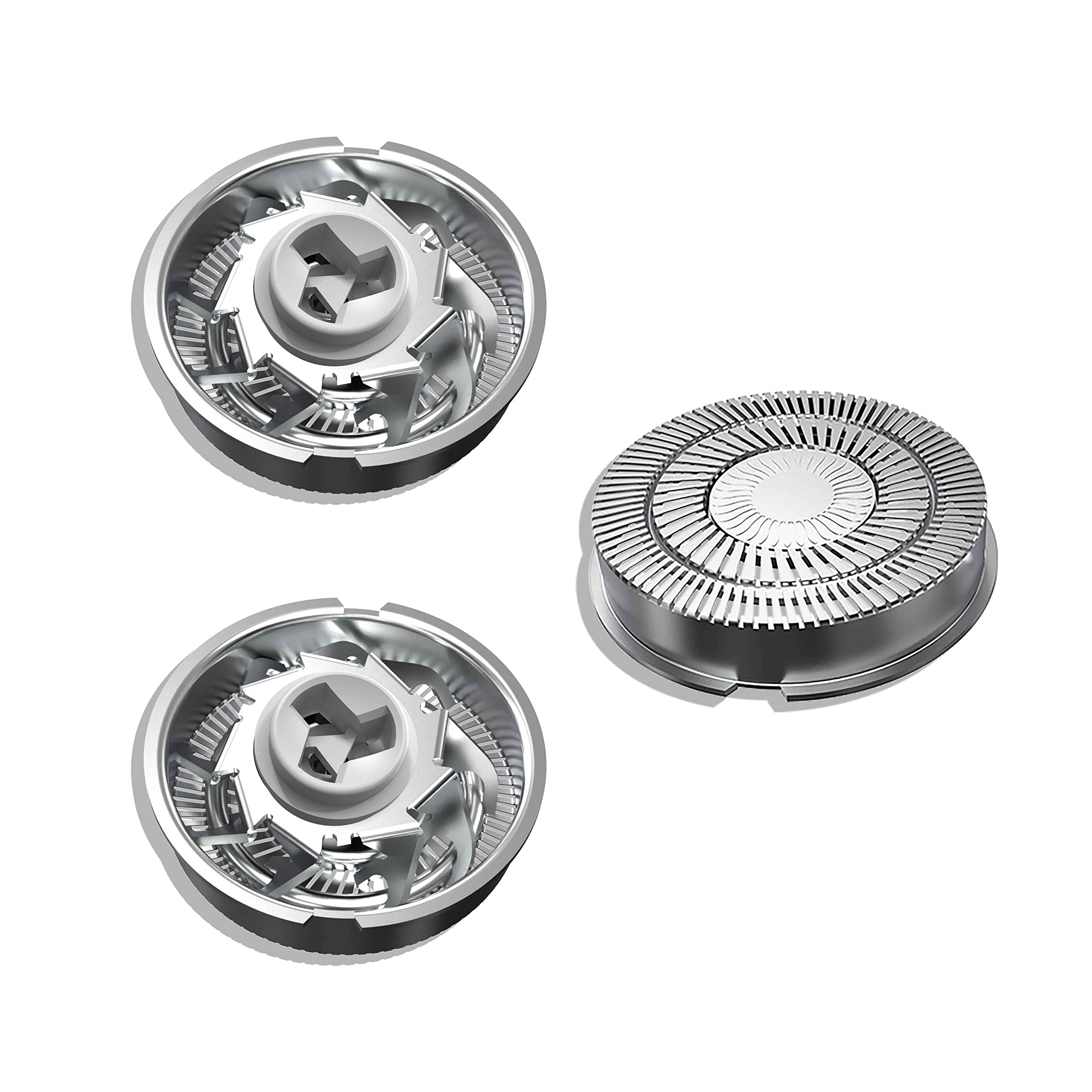 Replacement heads for electric shavers,Waterproof Replacement Blades for Mens Shaver,3-Pack