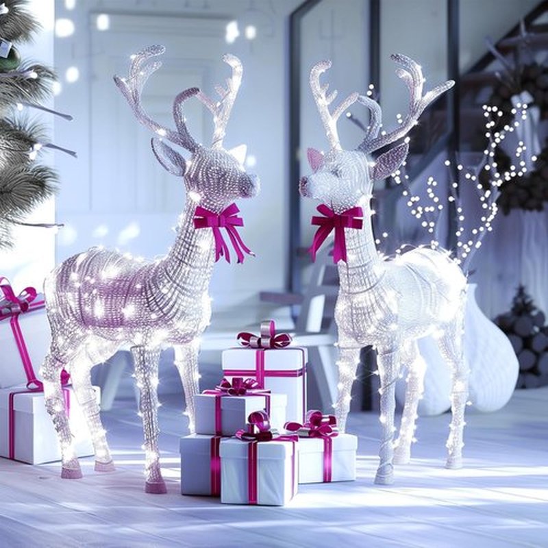 Minetom Fairy Lights - 100 LEDs Waterproof 33 Ft Starry String Lights on Silver Wire | Pure White for Parties & Weddings