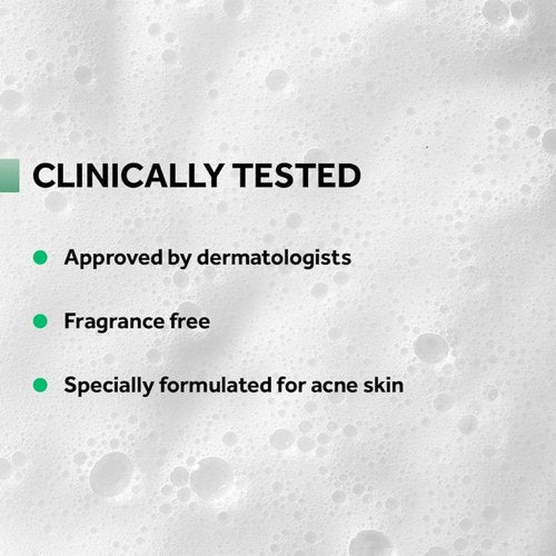 No7 Derm Solutions Salicylic Acid Facial Cleanser - Exfoliating Face Wash with 2% Salicylic Acid & 4% Niacinamide for Acne-Prone Skin (6.7 fl oz)