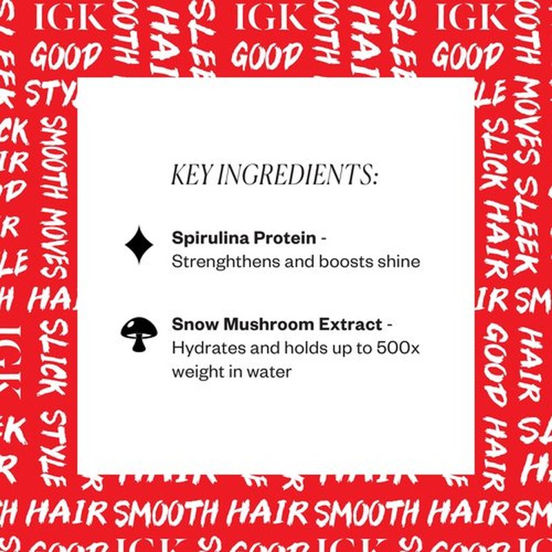 IGK Good Behavior Frizz & Flyaway Hair Taming Wand – Lightweight Gel Control Stick for Smooth, Sleek Hair, Anti-Frizz Styling, 0.24 oz