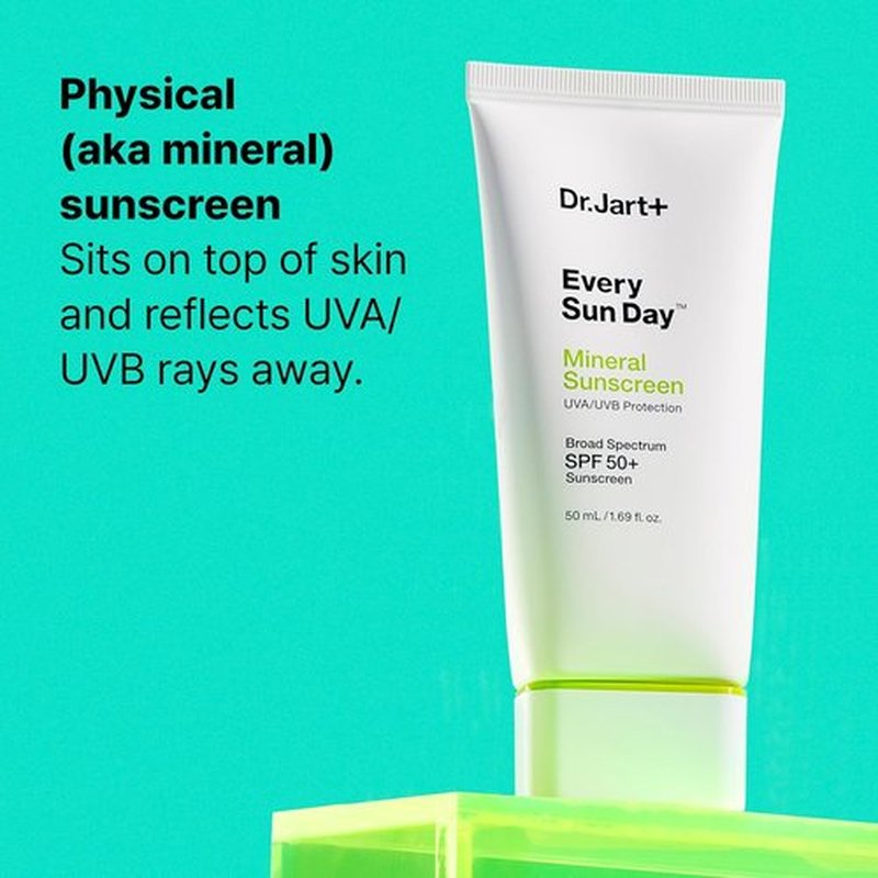 Dr.Jart+ Mineral Sunscreen SPF 50+ for Face - Zinc Oxide Formula | Travel Size, 1.69 Fl Oz