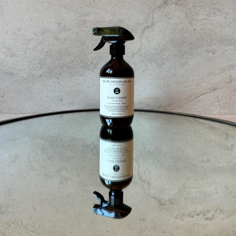 Murchison-Hume Glass Cleaner, Natural Glass Cleaner for Windows, Mirrors, Crystal, or Wine Glass – Streak-free, Ammonia-free, Non-toxic, Non-fuming, No Artificial Color or Fragrance, 17oz