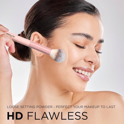 Absolute New York HD Flawless Setting Powder - Translucent Finish, 0.53 oz for All-Day Wear